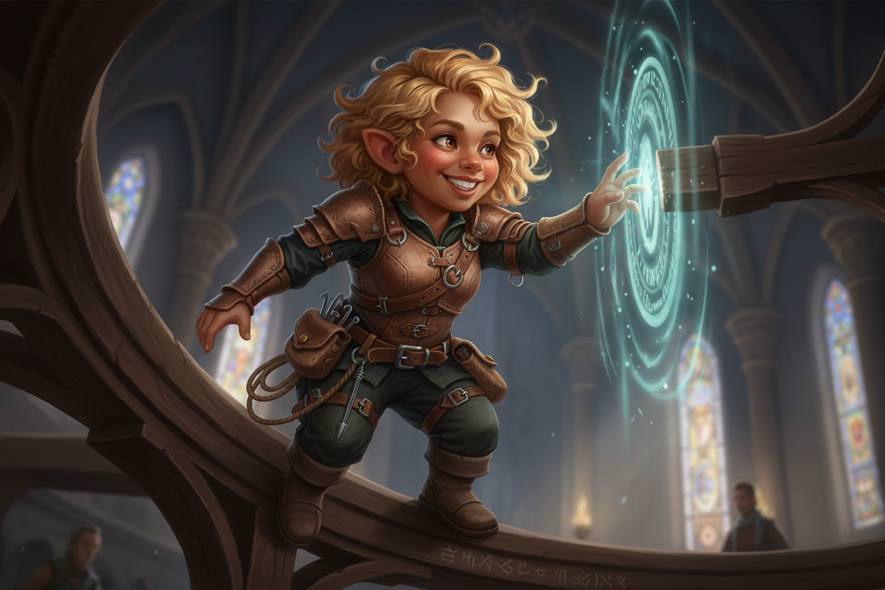 Rogue → Penetration Tester character illustration